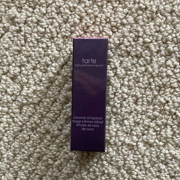 Tarte Coconut Oil Lipstick in Primrose Red Like New Full Size SWATCHED NIB - Picture 1 of 9